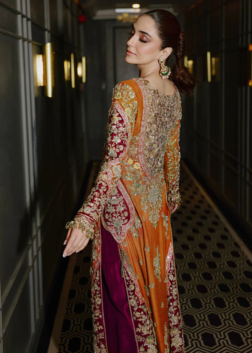 03-Piece Korean Sheesha Silk Suit - Ready To Wear