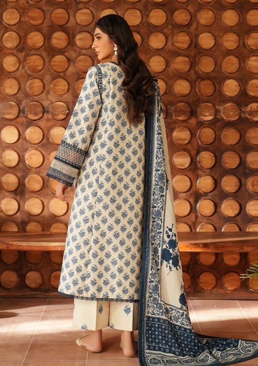 3 Piece Stitched Lawn Dress - Ready to Wear