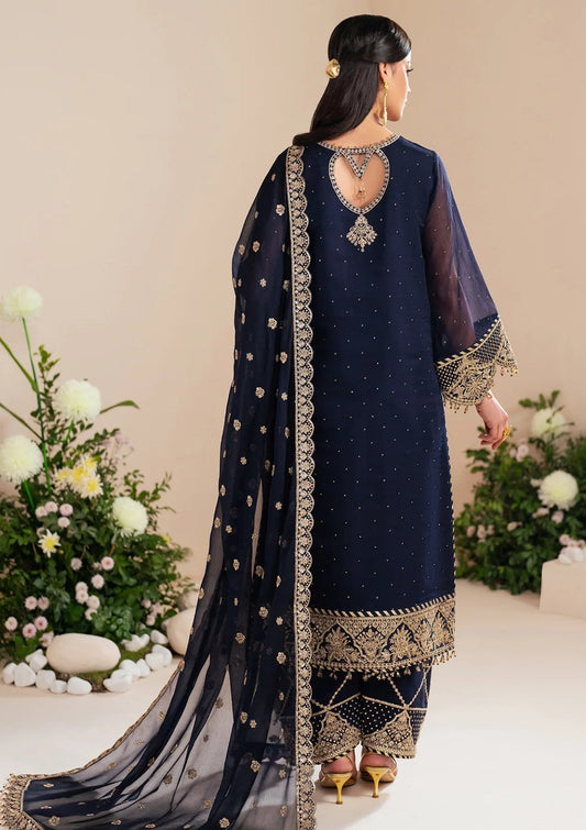 03 Piece Heavy Embroidered Chiffon Suit - Ready To Wear