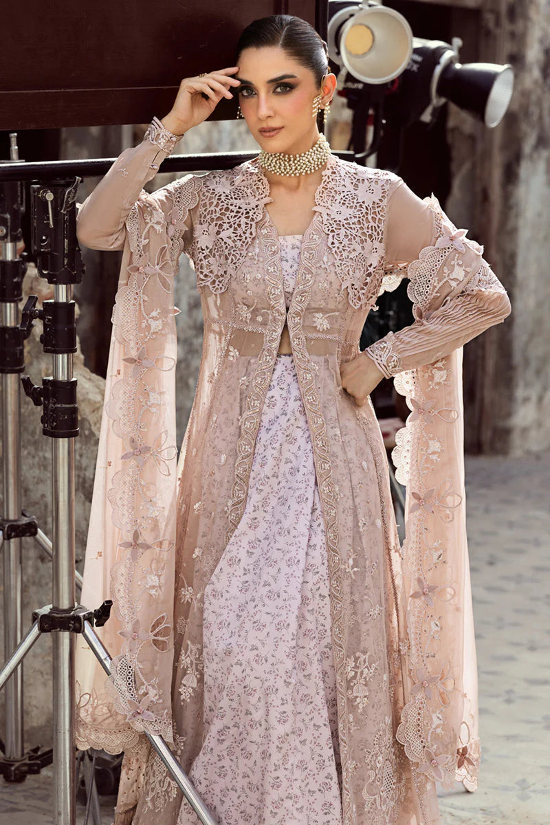03-Piece Embroidered Chikankari With Chiffon Dupatta - Ready To Wear