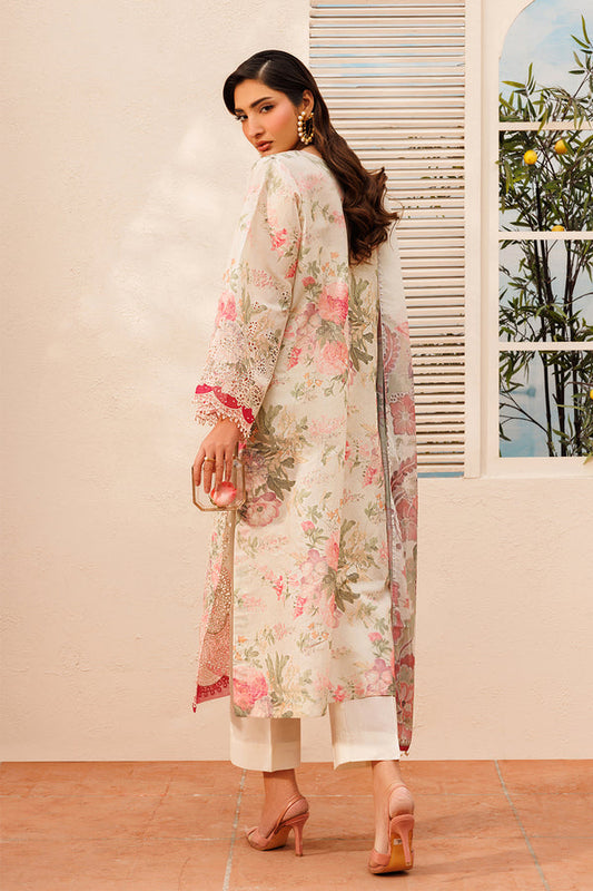 Lawn Elegance – Premium Lawn Suit with Chiffon Dupatta Ready to Wear