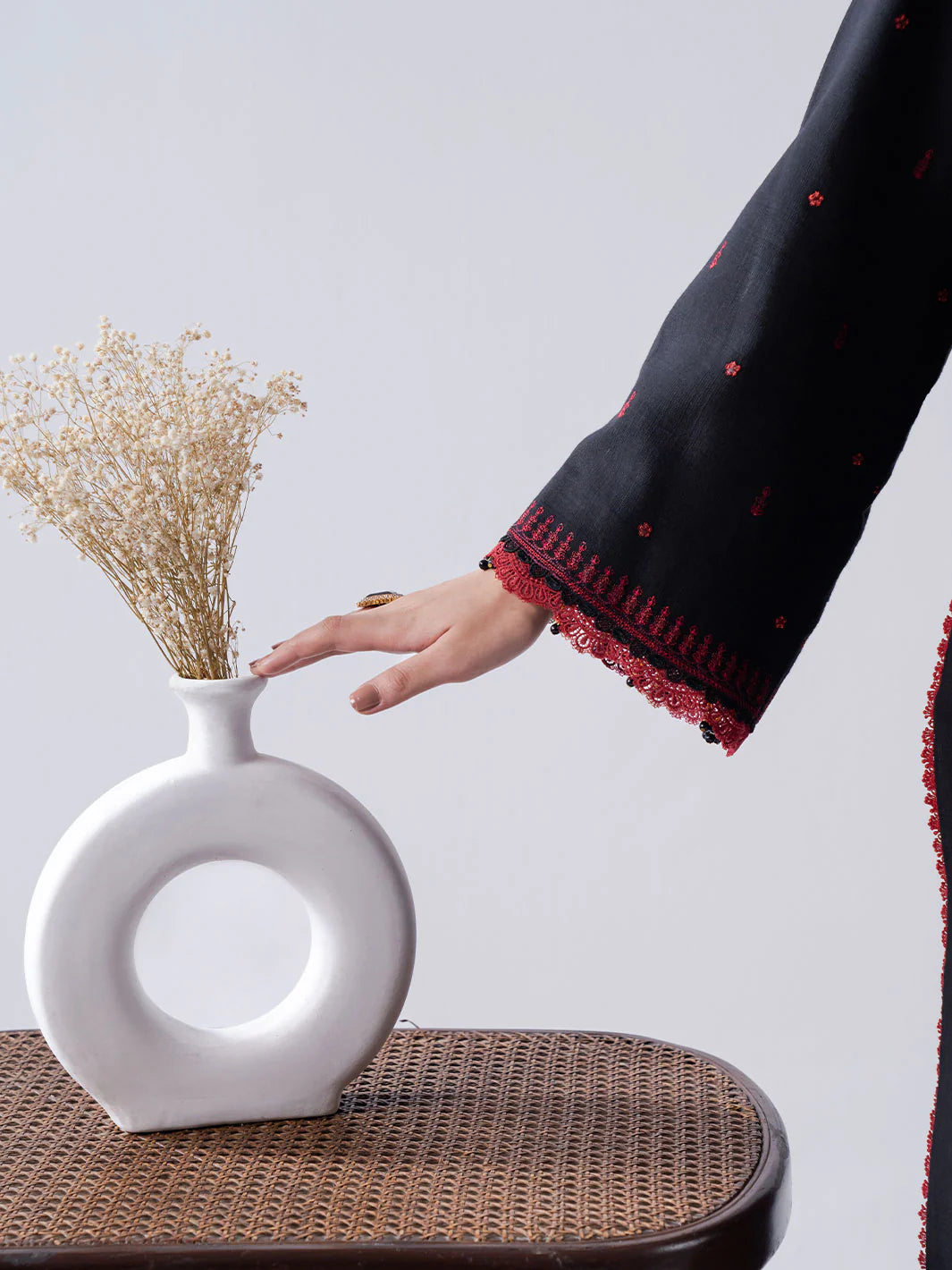 03-Piece Lawn Suit With Embroidery - Ready To Wear