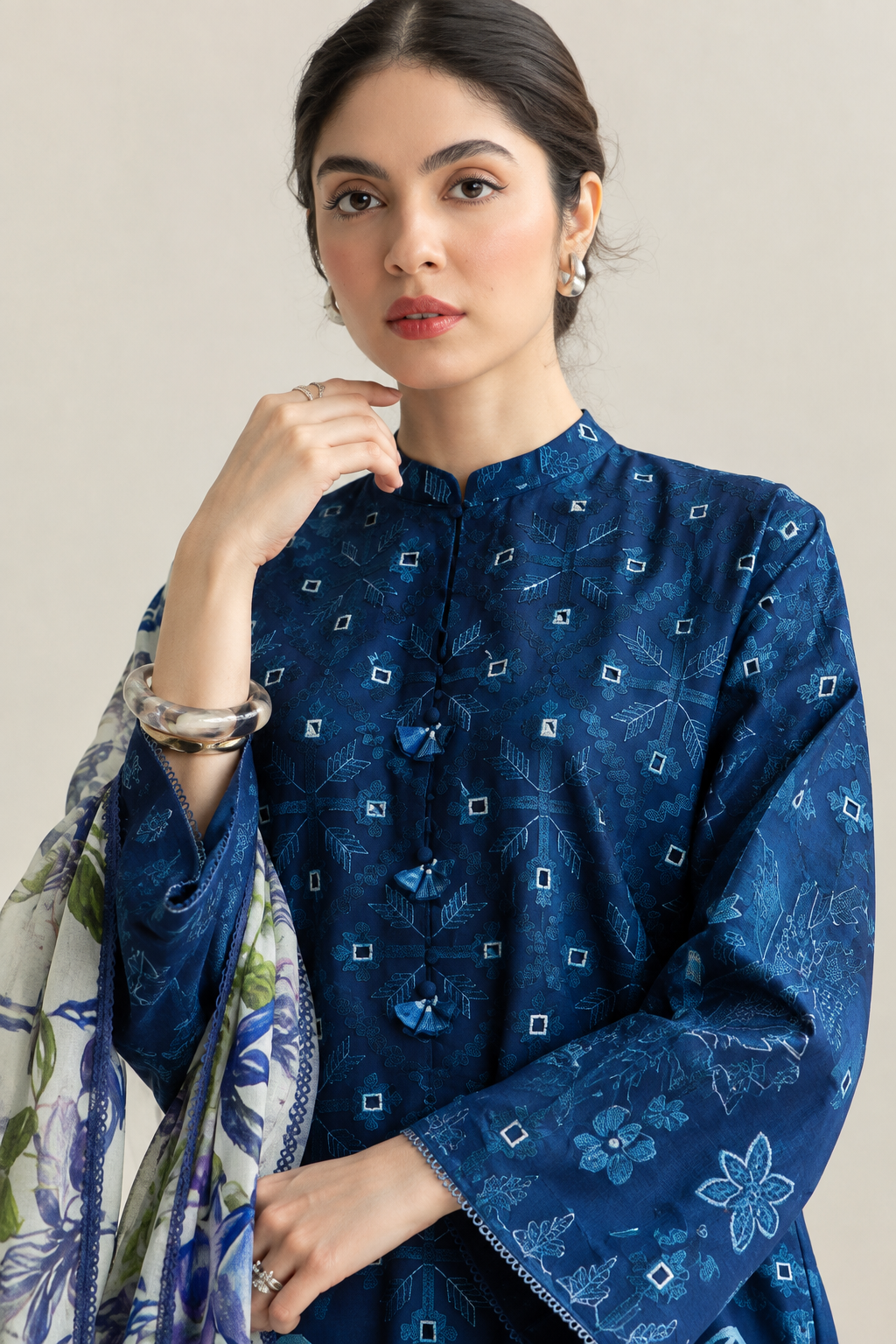 Winter Collection – Ready to Wear 3PC Dhanak Suit