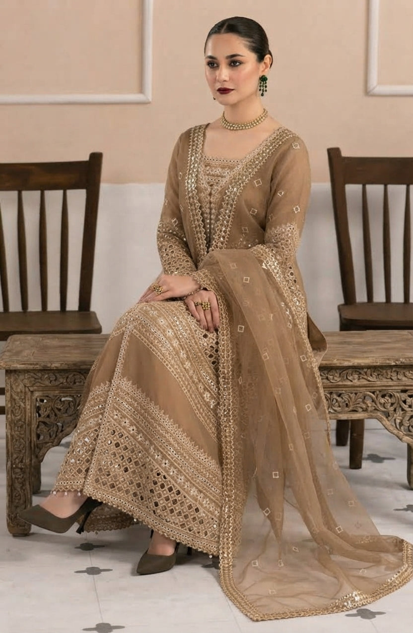 Embroidered Cotton 3-Piece Suit | Ready to Wear