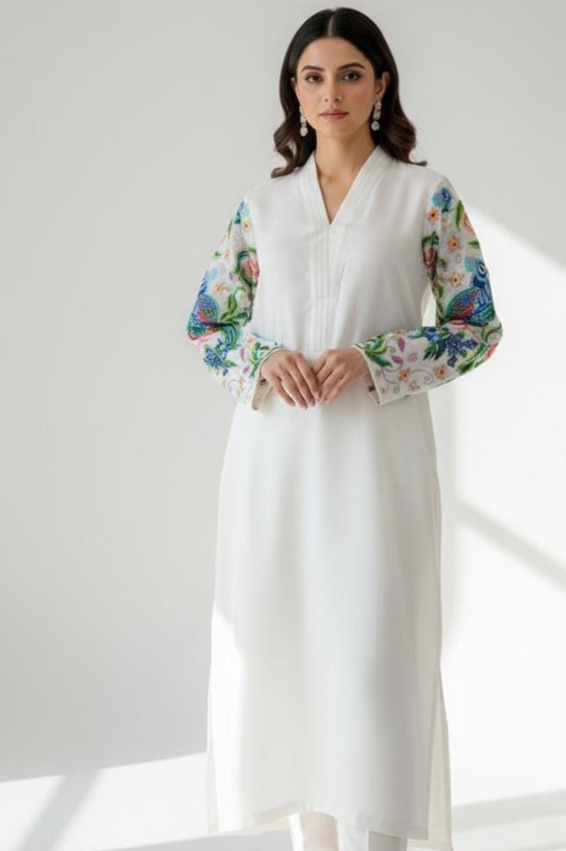 Elegant 3 Pcs Raw Silk Festive dress