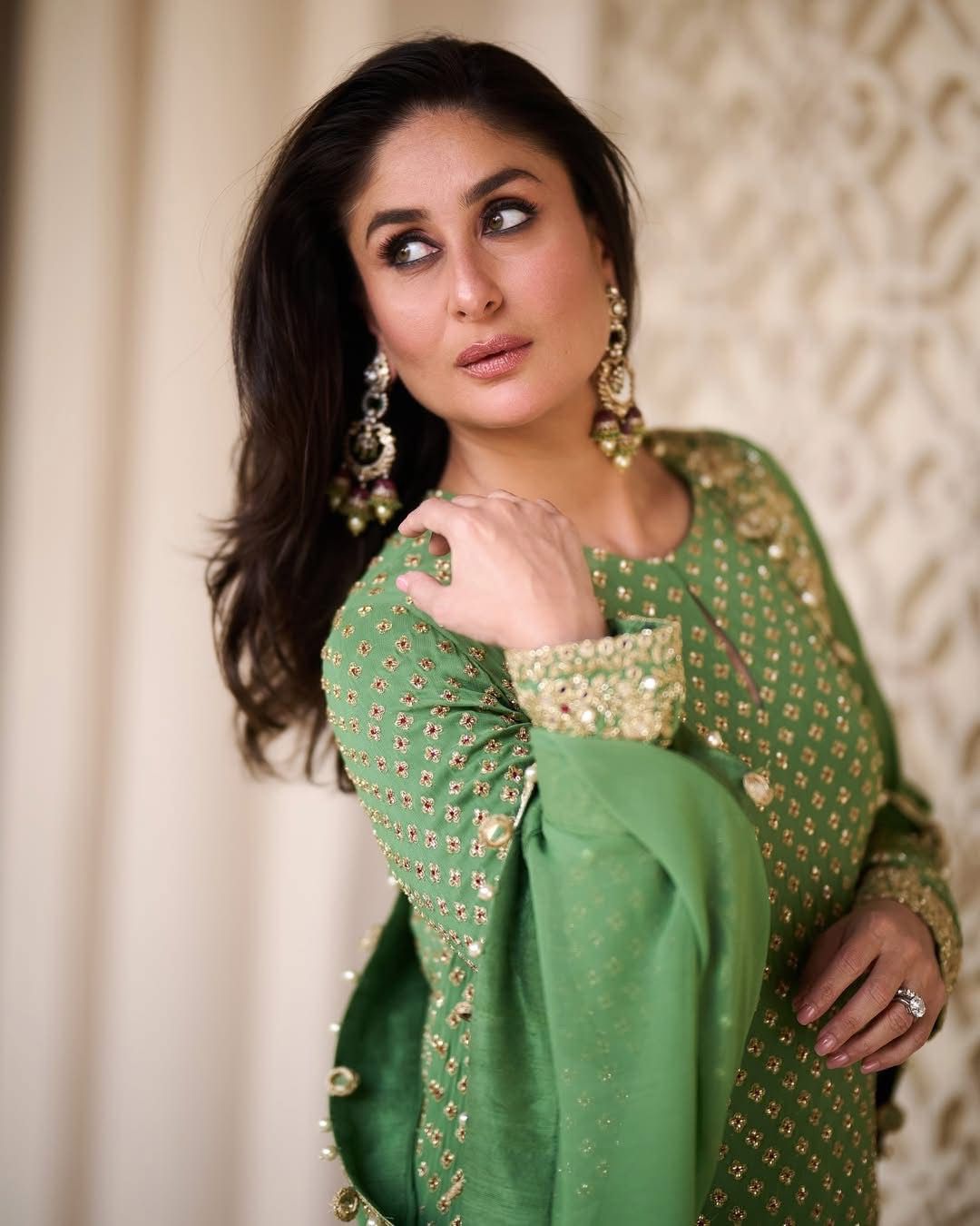 03-Piece Chiffon Suit With Embroidery - Ready To Wear