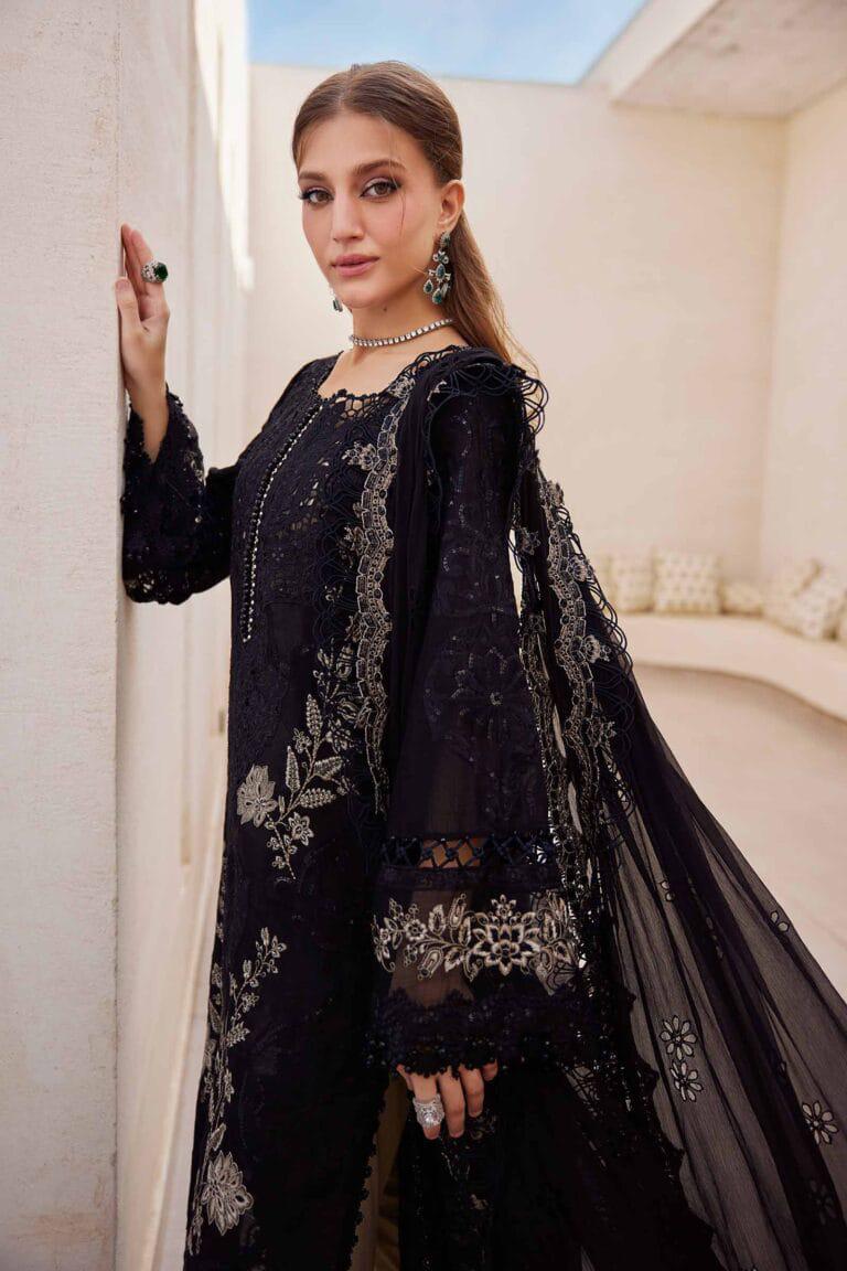 03-Piece Lawn Suit With Embroidery - Ready To Wear