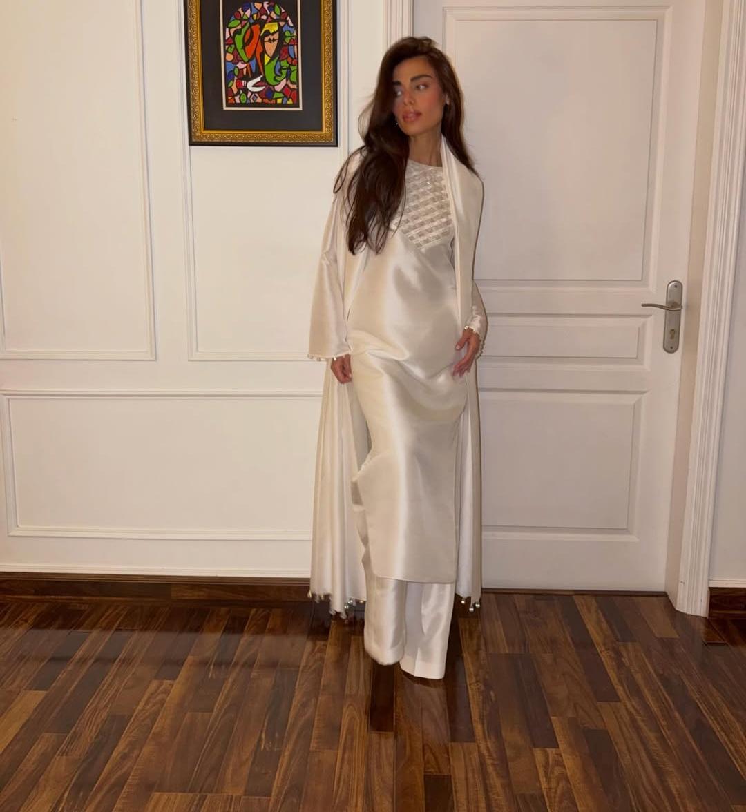 03-Piece Russian Silk Suit - Ready To Wear