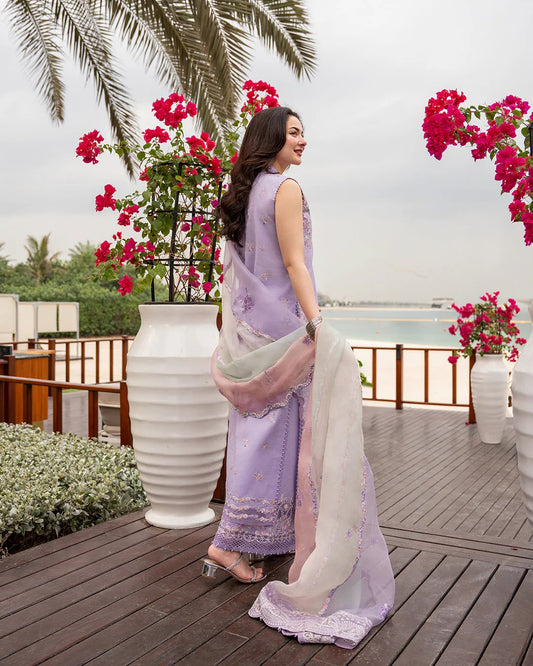 03-Piece Embroidered Lawn Suit | Ready To Wear
