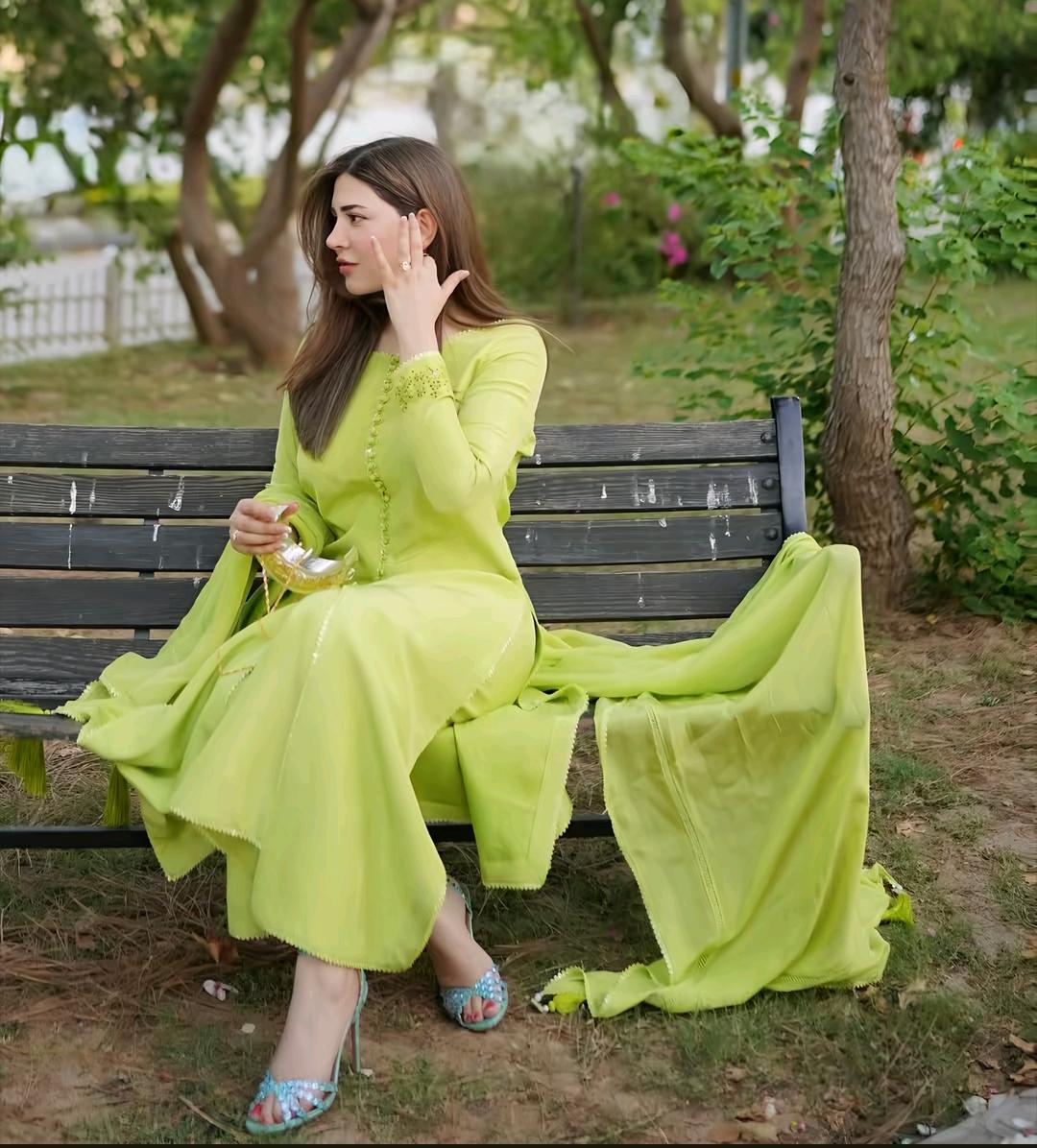 03-Piece Lawn Suit With Chiffon Dupatta | Ready To Wear