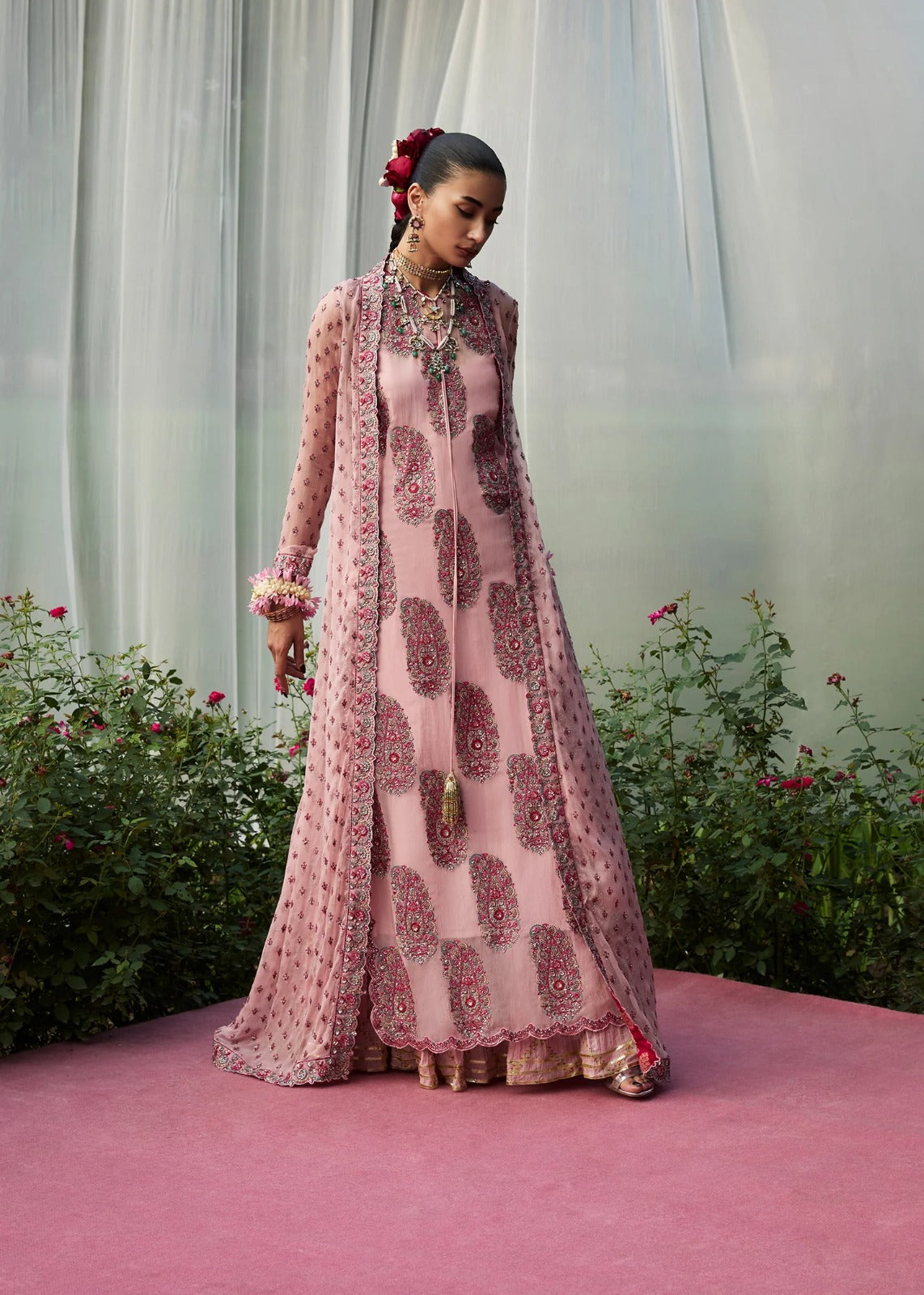 03 Piece Luxury Chiffon Suit - Ready To Wear
