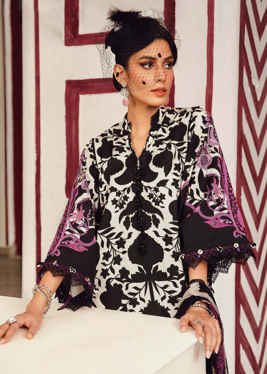 3 Piece Stitched Lawn suit - Ready to Wear