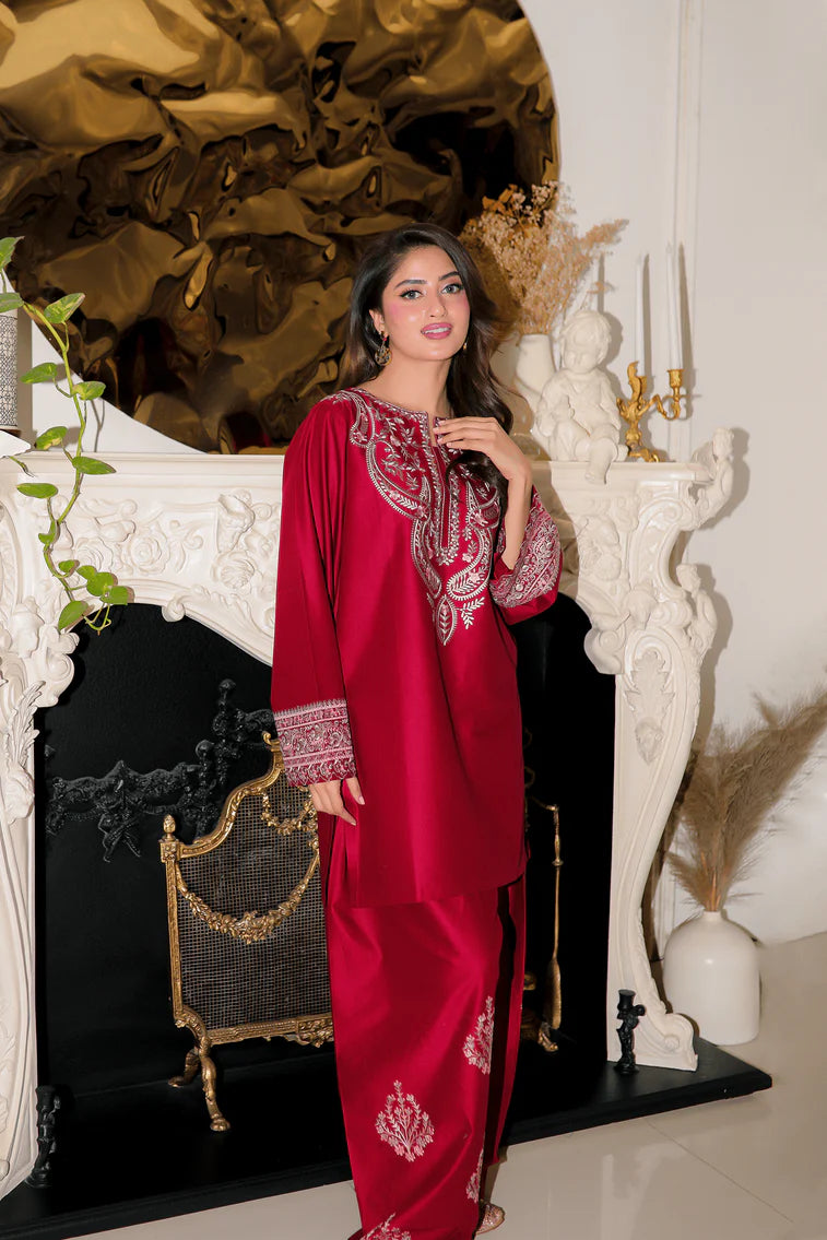 02-Piece Embroidered Lawn Suit | Ready To Wear