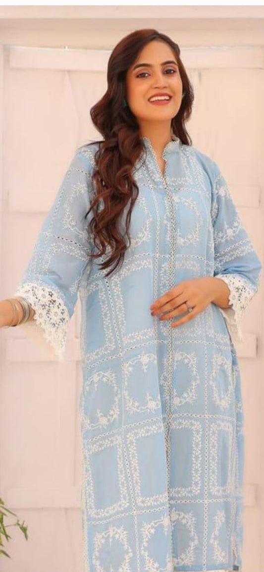 3 Piece Stitched Chikankari - Ready To Wear