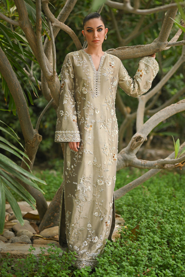 korean silk dress Shop Leon - Moana - Korean raw silk - 3 Piece