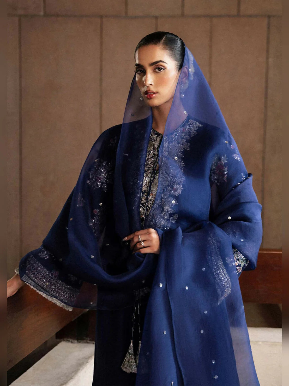 03-Piece Raw Silk Suit - Ready To Wear