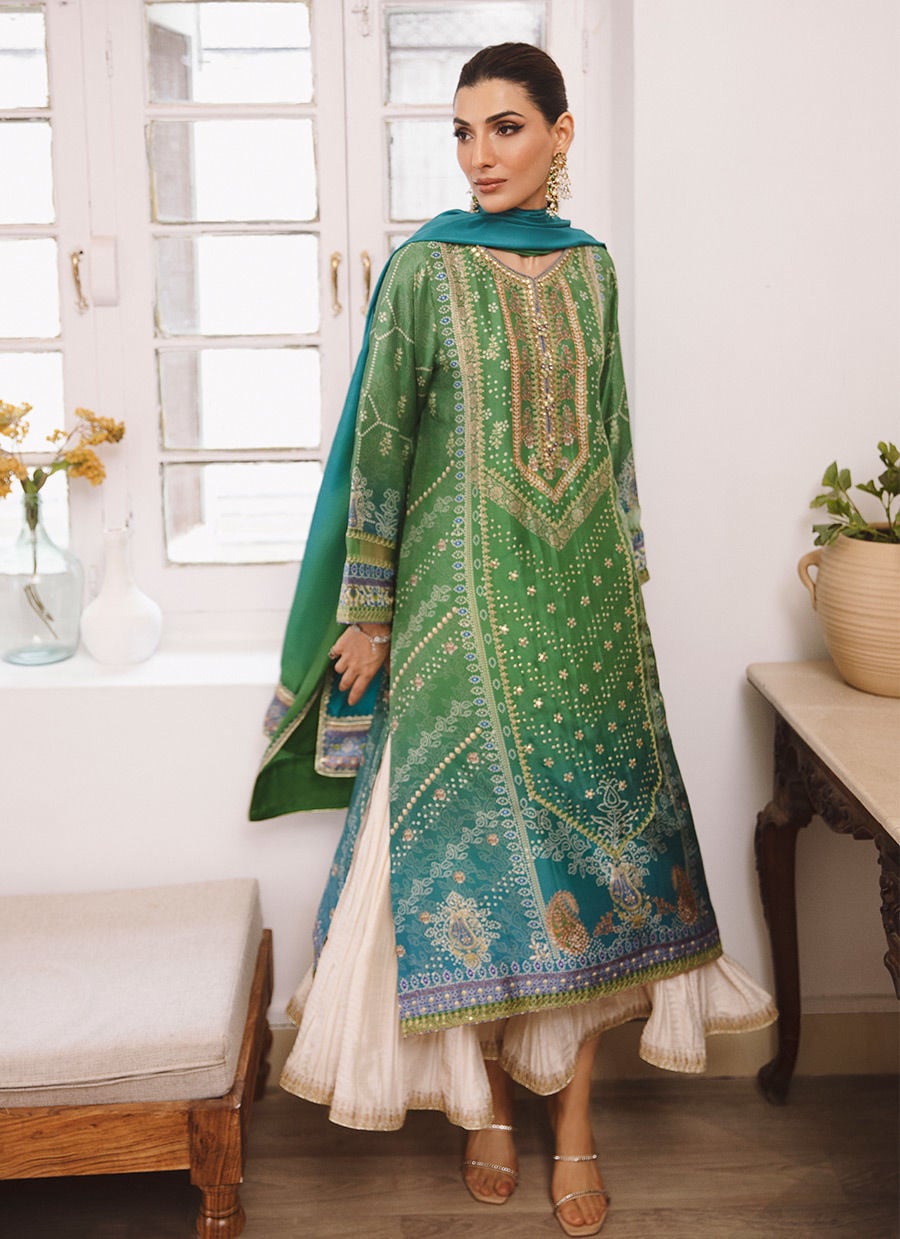 03-Piece Printed Lawn Suit | Ready To Wear