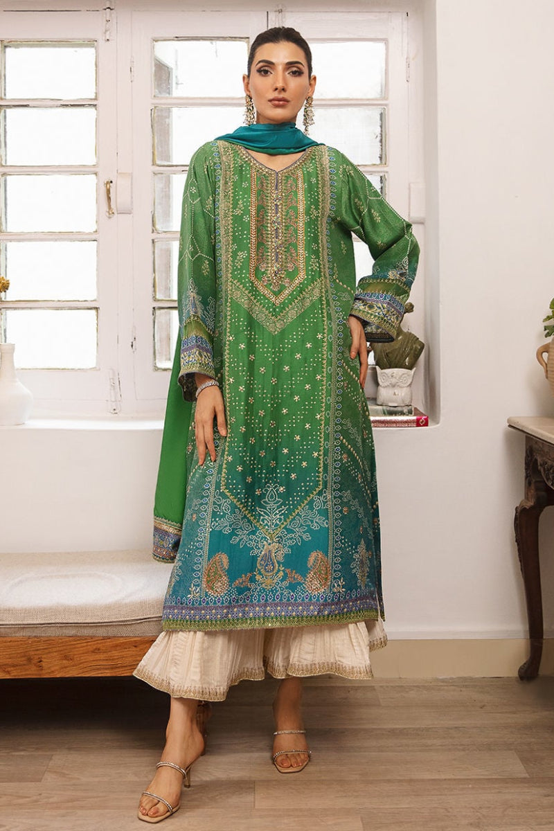 03-Piece Printed Lawn Suit | Ready To Wear