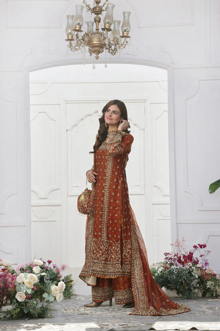 03-Piece Luxury Hand Embellishment Suit - Ready To Wear