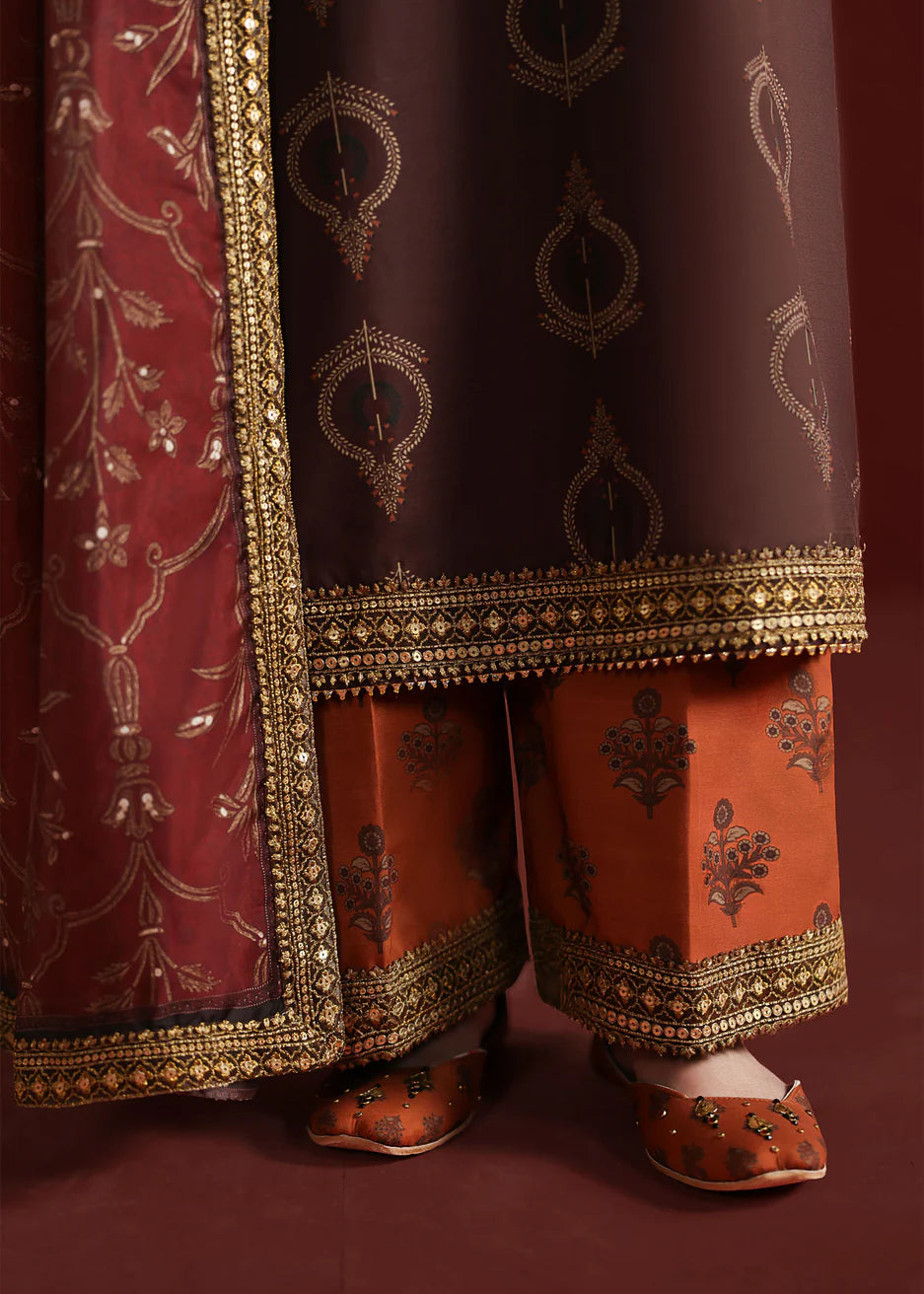 03-Piece Printed Lawn Suit With Embroidery | Ready To Wear