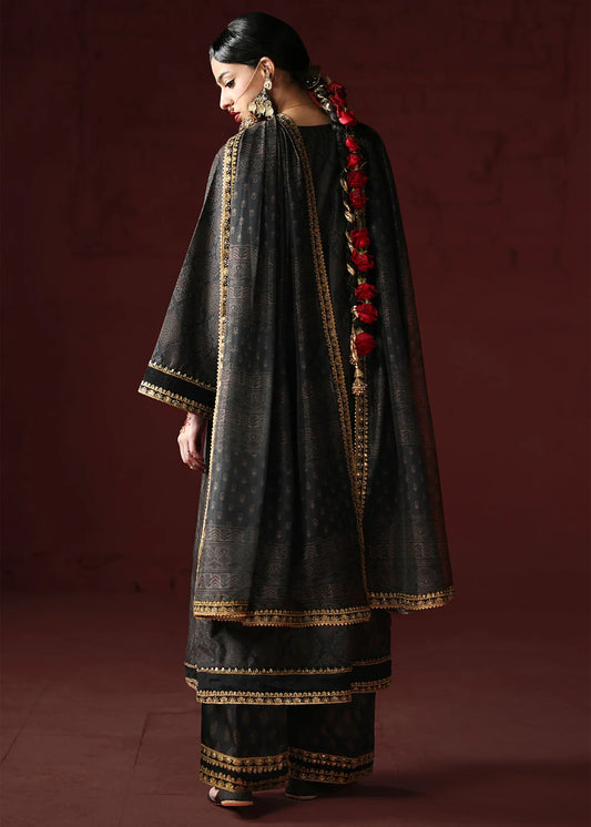 03-Piece Printed Lawn Suit With Embroidery | Ready To Wear