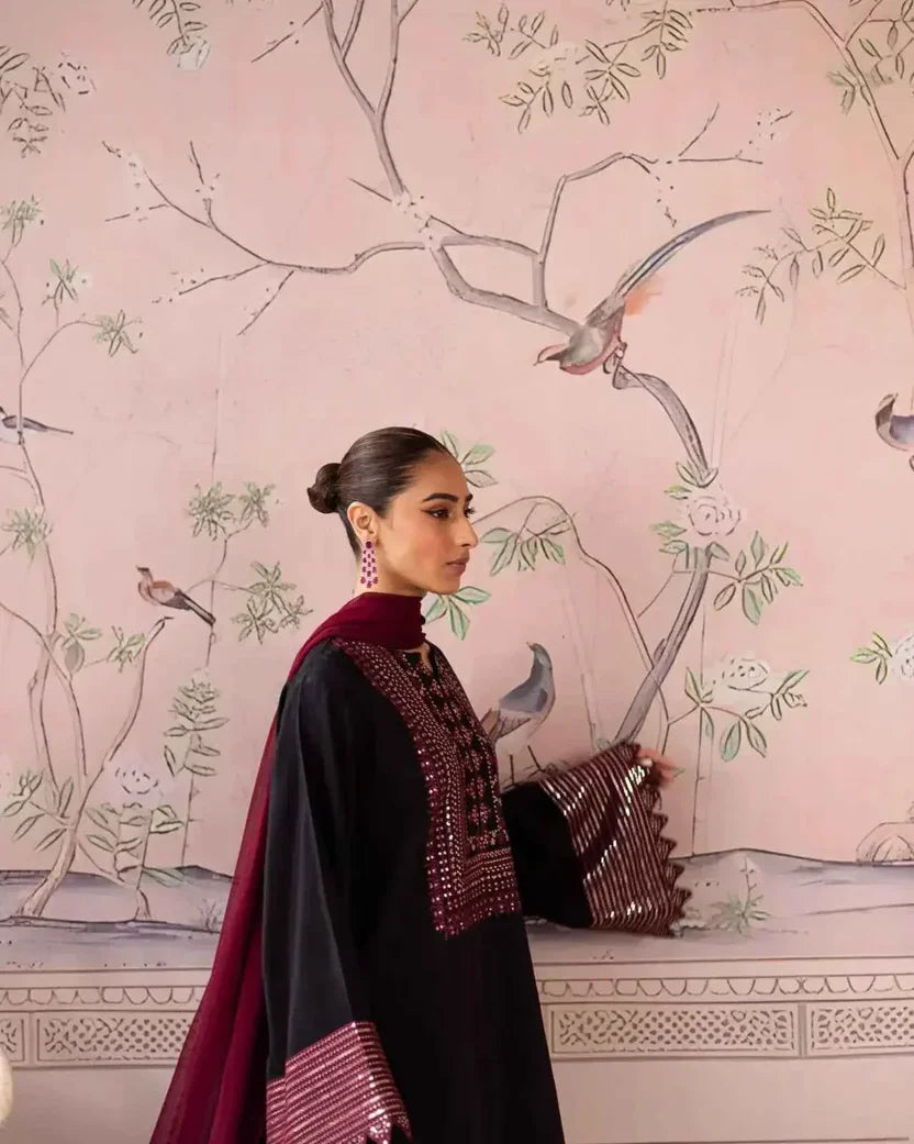 03-Piece Embroidered Lawn Suit | Ready To Wear