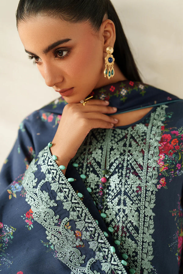 3Pcs Embroidered Lawn Suit Ready To Wear