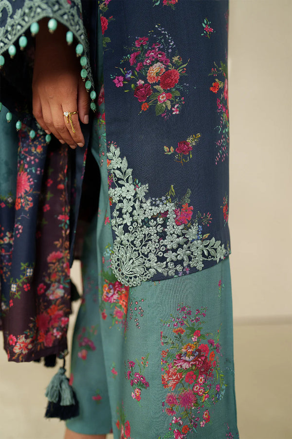 3Pcs Embroidered Lawn Suit Ready To Wear