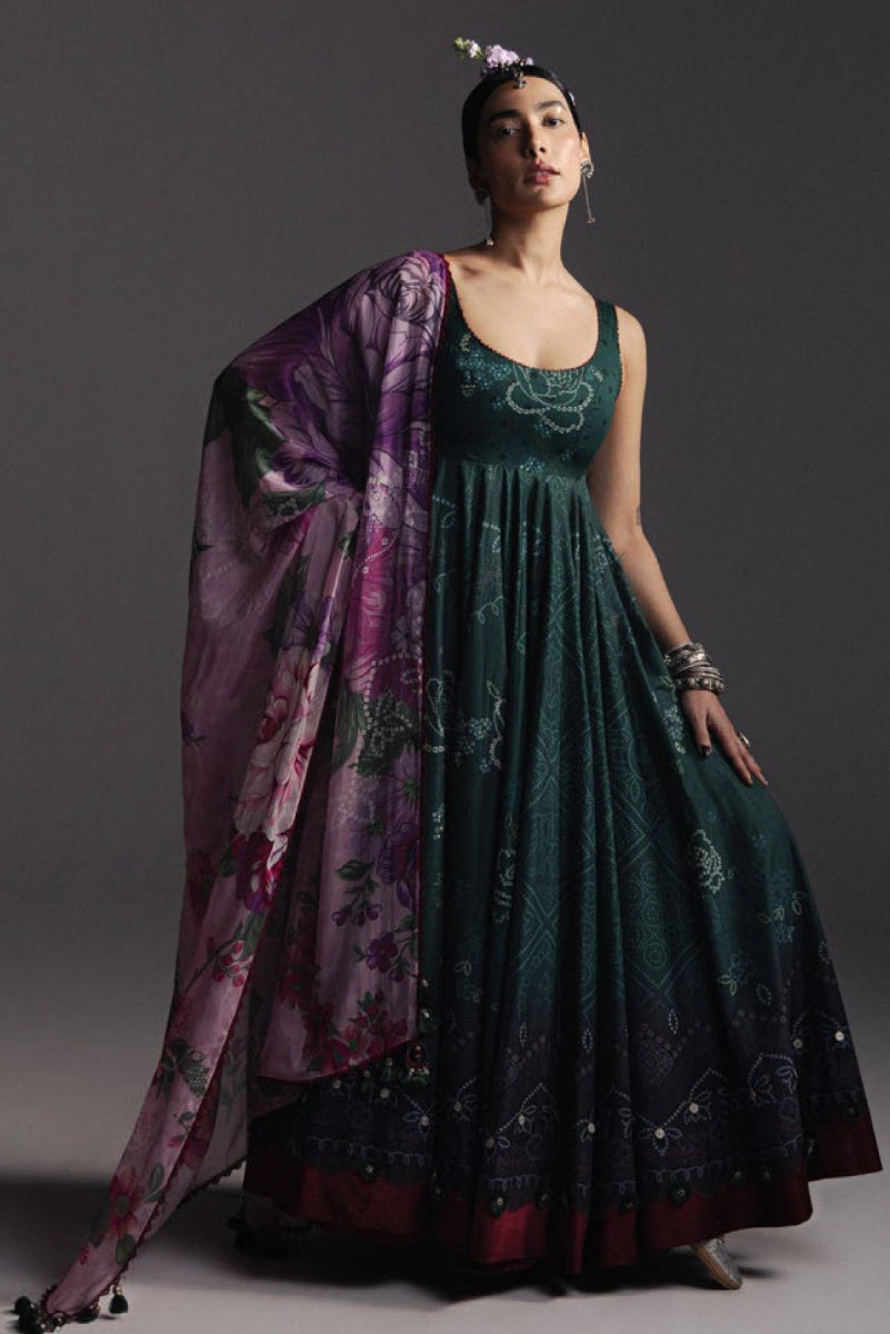 3 Piece Digital Printed Lawn Suit with Chiffon Dupatta | Ready to Wear