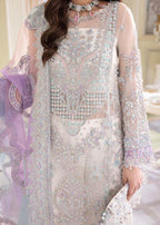 3 Piece Stitched Chiffon Embroidery Dress - Ready To Wear