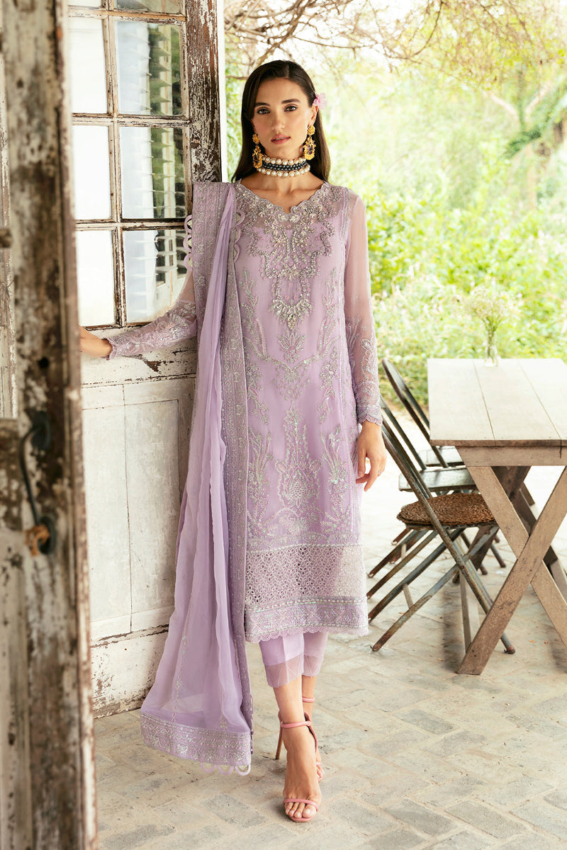 3Pc Stitched Lavender Outfit Ready To Wear