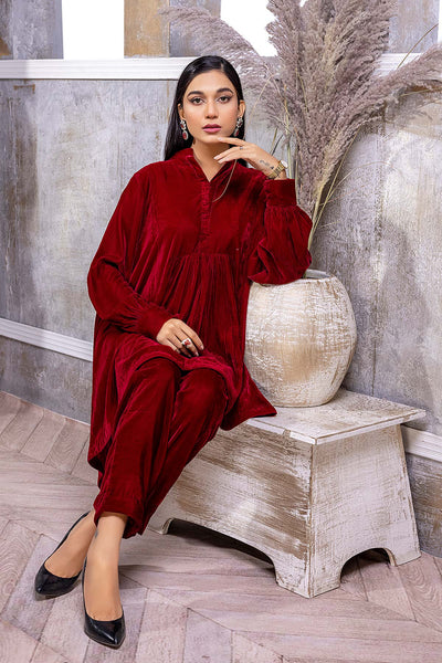 2 Piece co-ord Valvet set - Ready To Wear