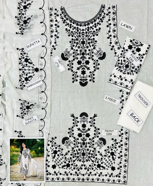 3 Piece Lawn Ready To Wear