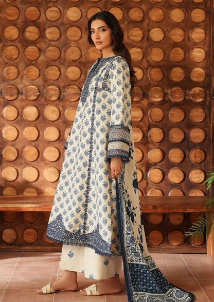 3  Piece Stitched Lawn Dress  -  Ready  to Wear