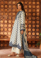 3  Piece Stitched Lawn Dress  -  Ready  to Wear