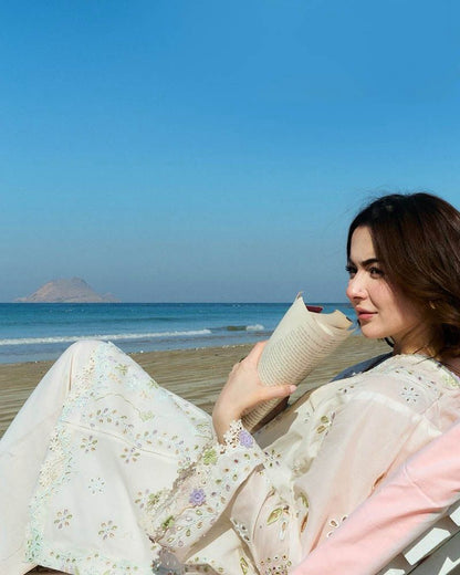 3 Piece Stitched Lawn Suit Ready To Wear