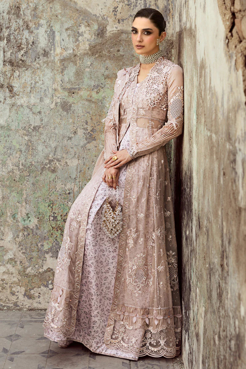 03-Piece Embroidered Chikankari With Chiffon Dupatta - Ready To Wear