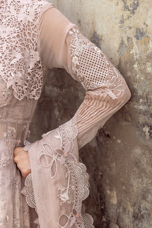 03-Piece Embroidered Chikankari With Chiffon Dupatta - Ready To Wear