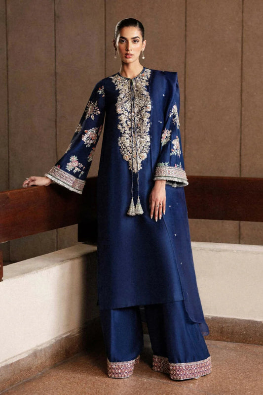 03-Piece Raw Silk Suit - Ready To Wear