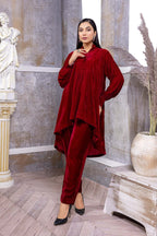 2 Piece co-ord Valvet set - Ready To Wear