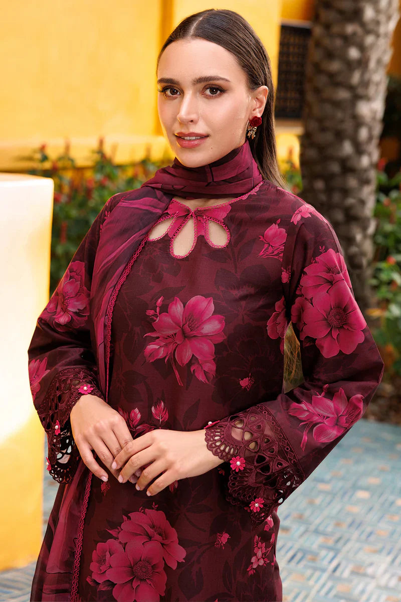 03-Piece Stitched Digital Print Lawn Suit