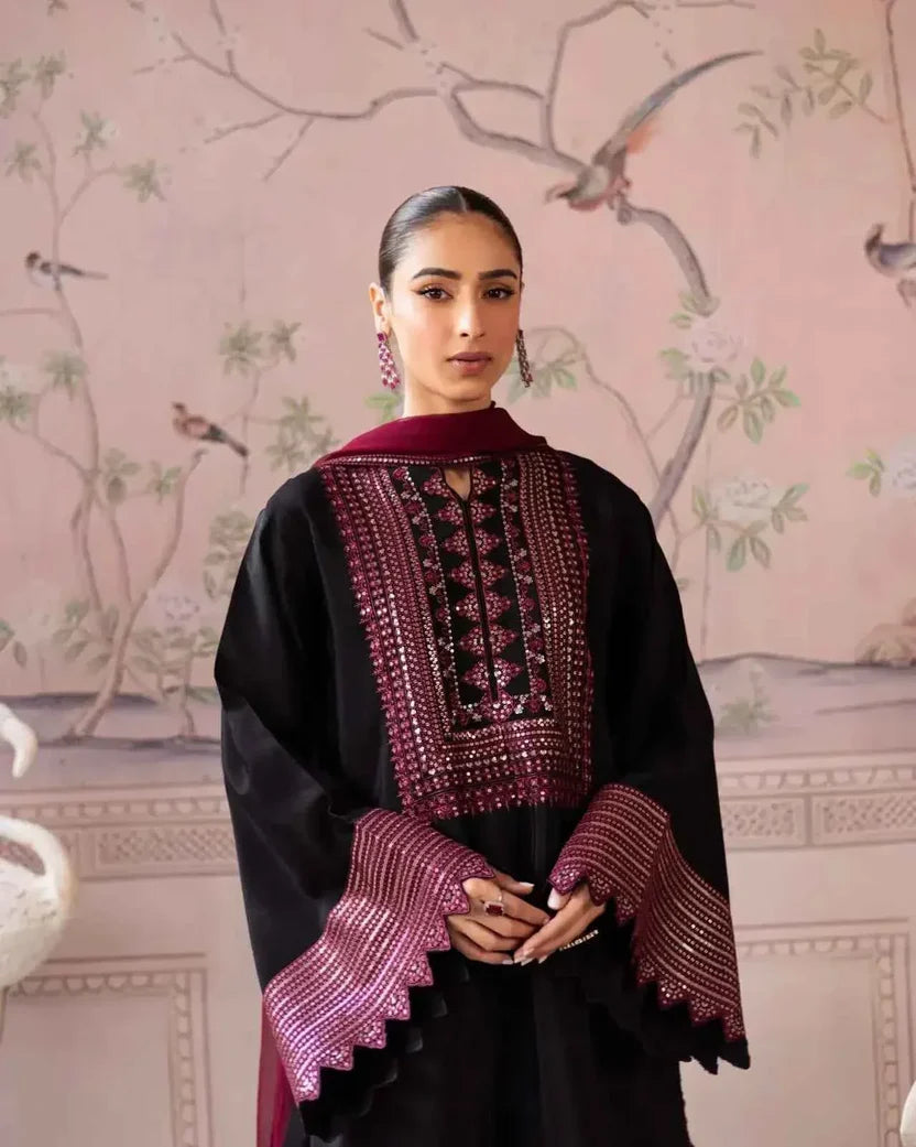 03-Piece Embroidered Lawn Suit | Ready To Wear