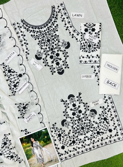 3 Piece Lawn Ready To Wear