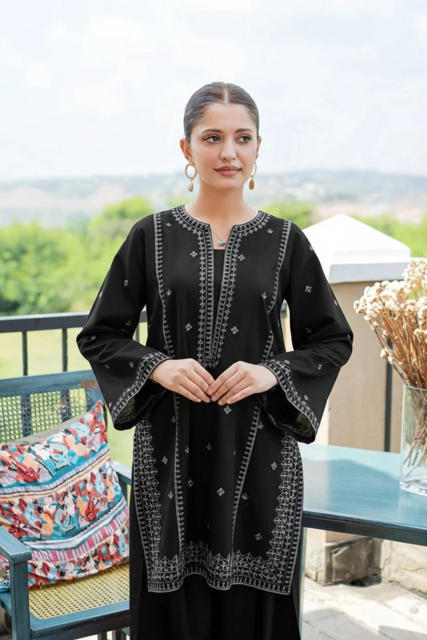 02-Piece Embroidered Lawn Suit | Ready To Wear
