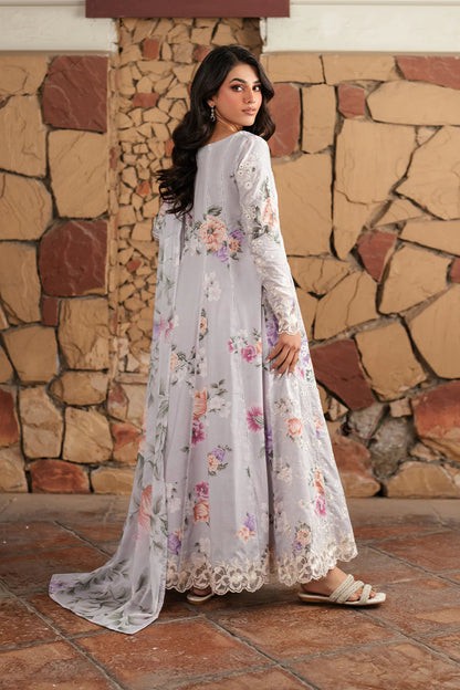 3 Piece Stitched Lawn Dress -  Ready  to  Wear