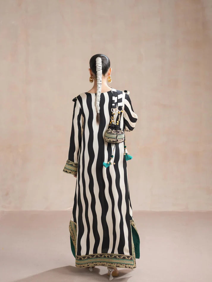 2 Piece  Stitched Silk Suit - Ready to  Wear