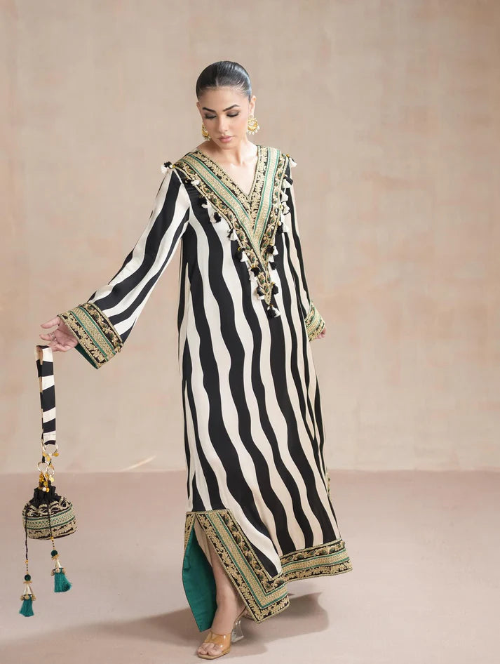 2 Piece  Stitched Silk Suit - Ready to  Wear