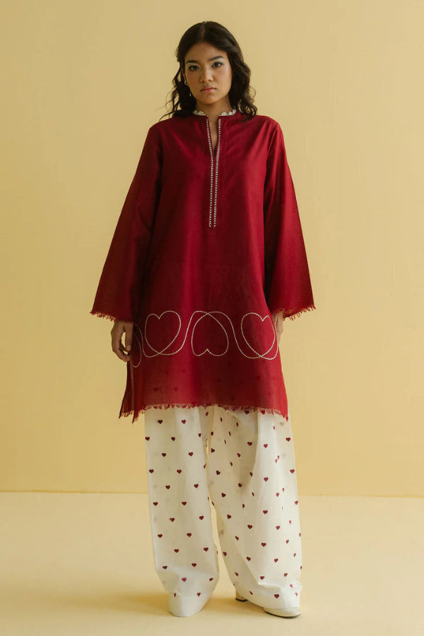 2  Piece Stitched Lawn Suit - Ready to Wear