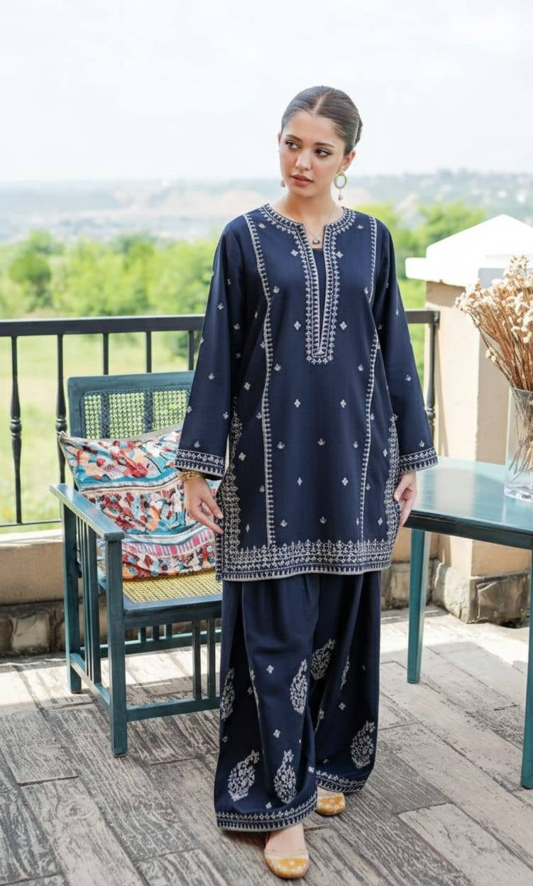 02-Piece Embroidered Lawn Suit | Ready To Wear
