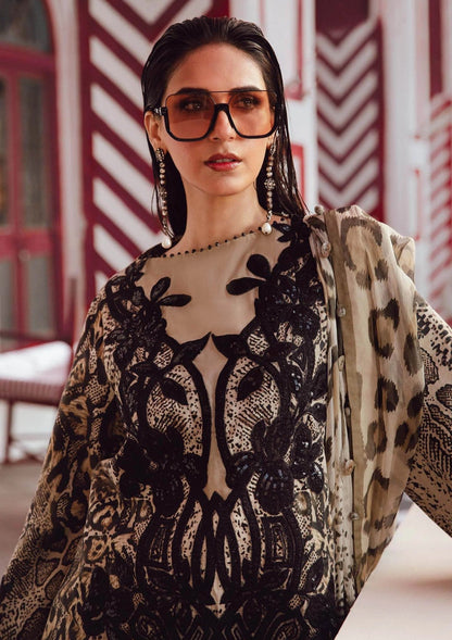 3 Piece Stitched  Lawn Suit - Ready to Wear